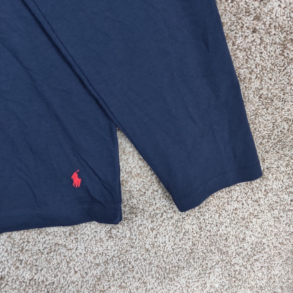 Polo Ralph Lauren Lightweight Hoodie Mens XL Blue Long Sleeve Pony Logo - Picture 4 of 13